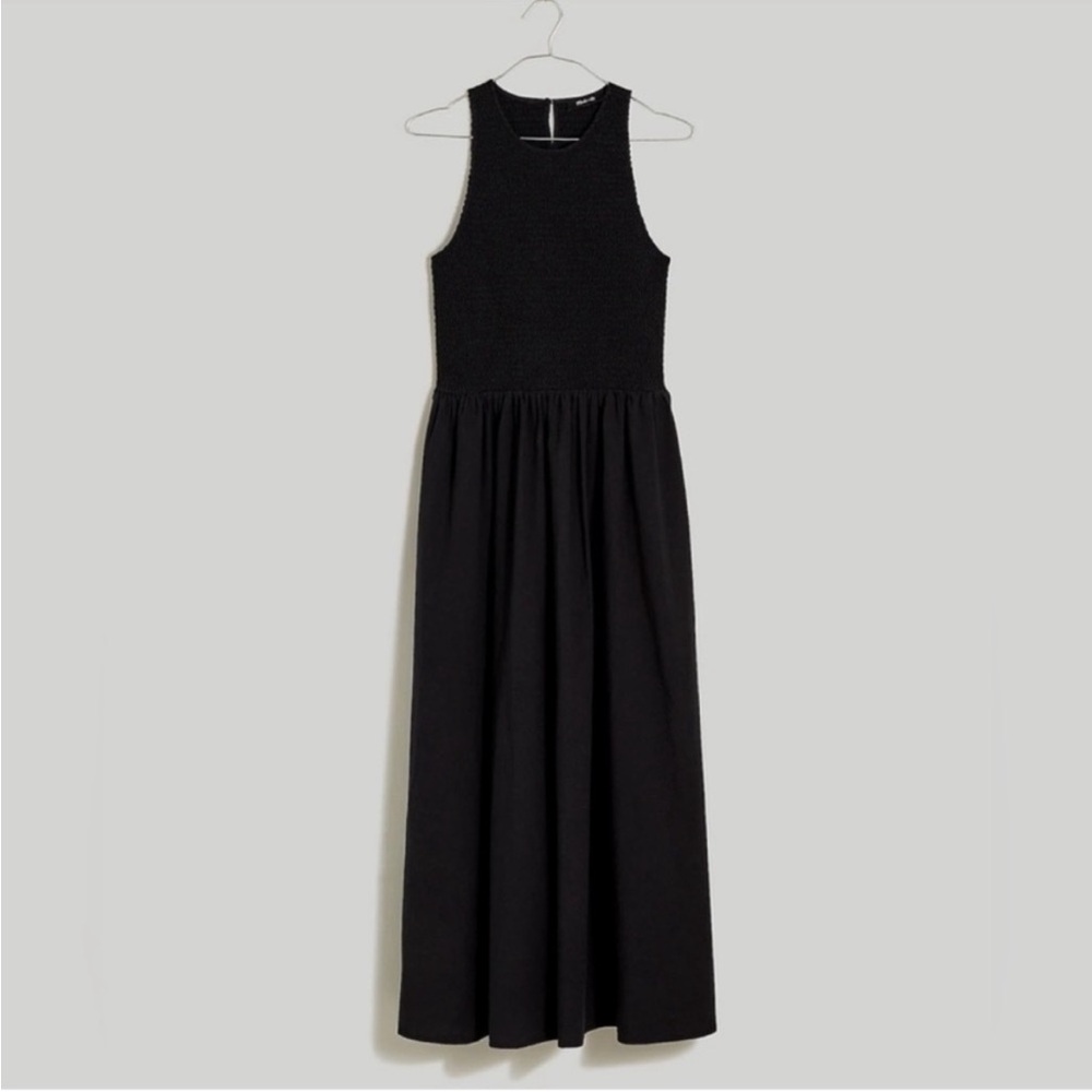 Madewell The Melody Smocked Midi Dress - Picture 3 of 3